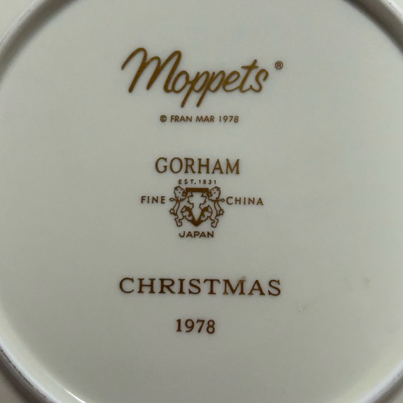 Gorham Christmas 1978 Happy Merry Christmas Tree Plate - Picture 5 of 5